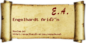 Engelhardt Arián névjegykártya